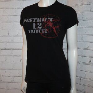 🔥🏹 District 12 Tribute Tee · Hunger Games · Size M · Bold & Rebellious